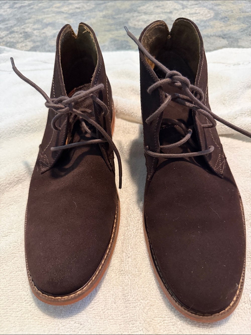 Florsheim Dark Brown Suede Chukka Boots